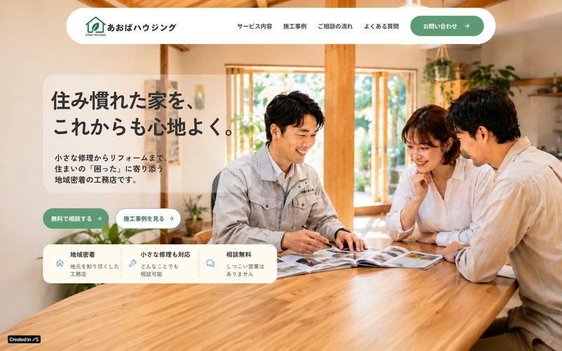 あおばハウジング（工務店）